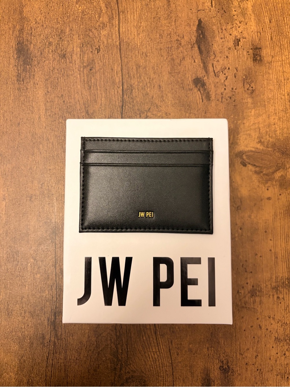 JW PEI Black Card Holder